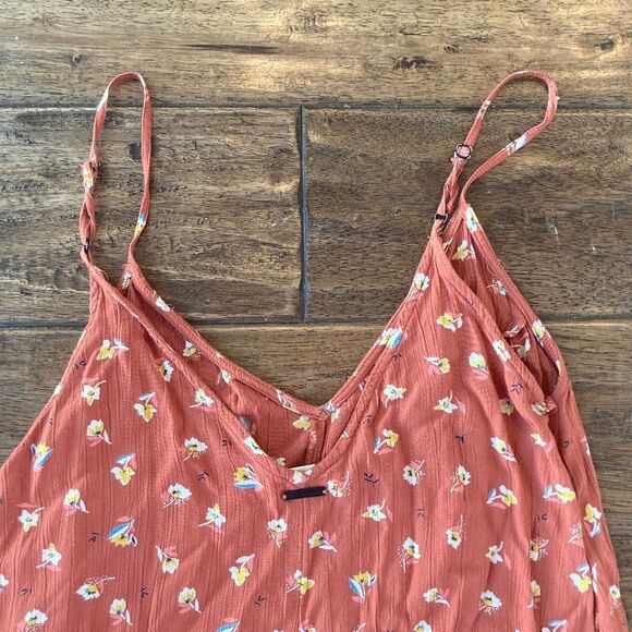 Billabong Earthy Shake It Again Wide Leg Jumpsuit Small Boho Summer Beach - Picture 4 of 11